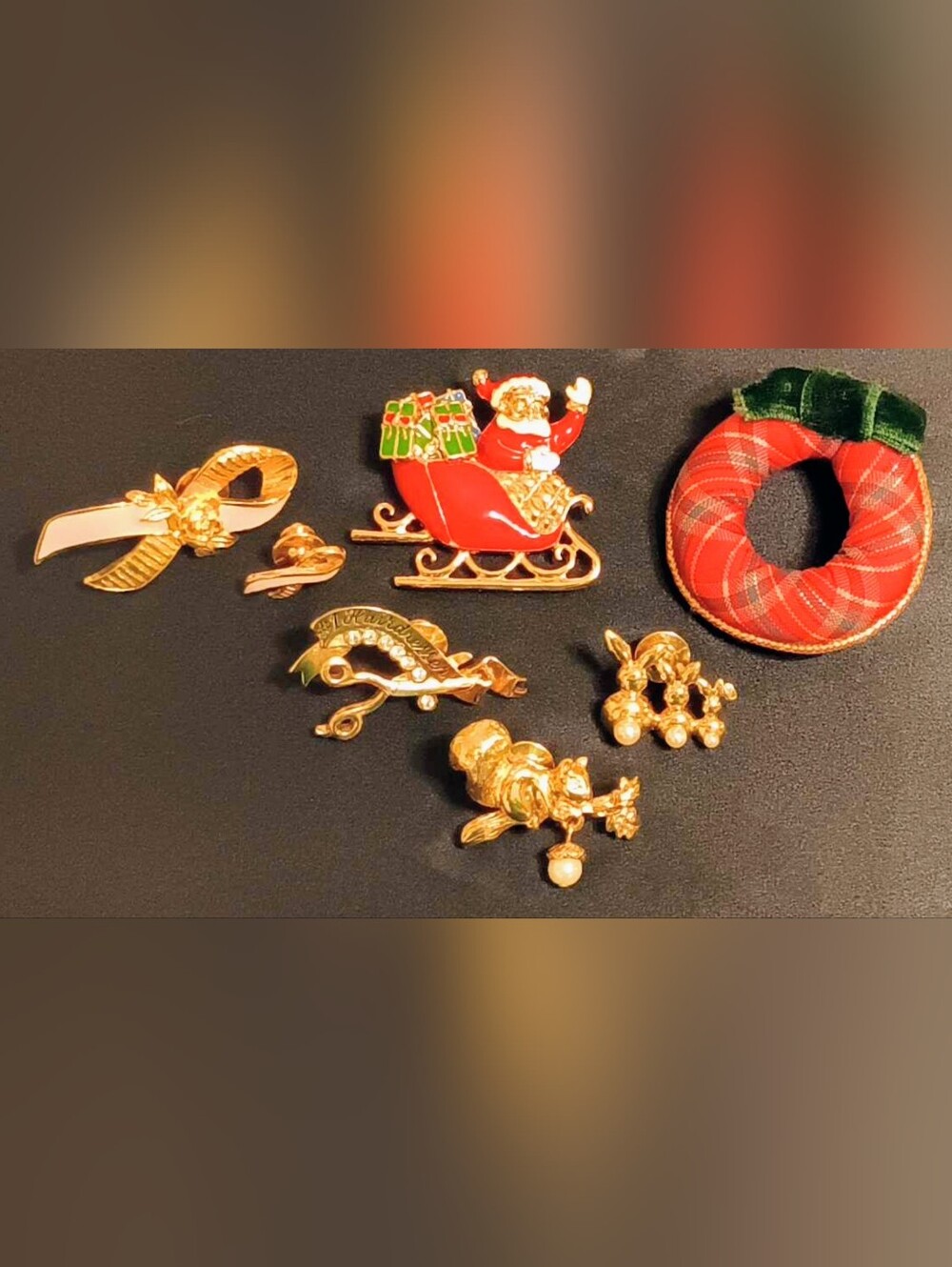 Vintage AVON Signed 1990s Pin Brooch Lot (6 Pcs)